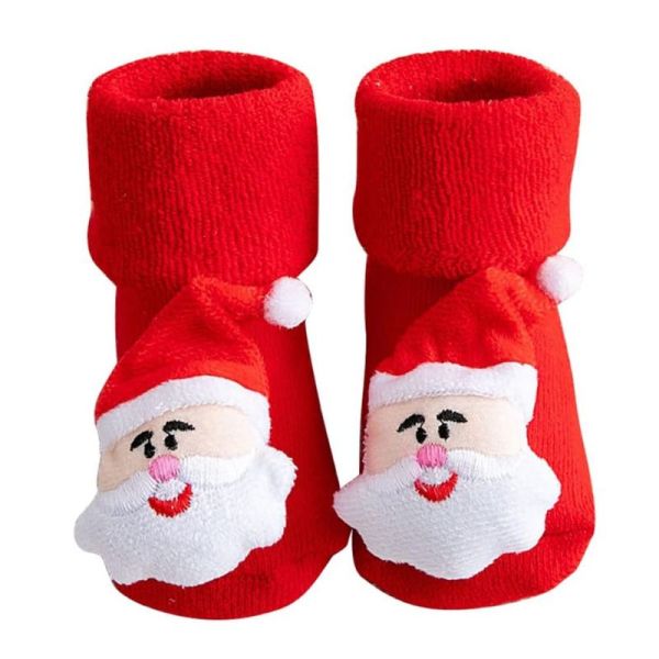 Babyoops Chaussette bébé noël moufle 9- 24 mois