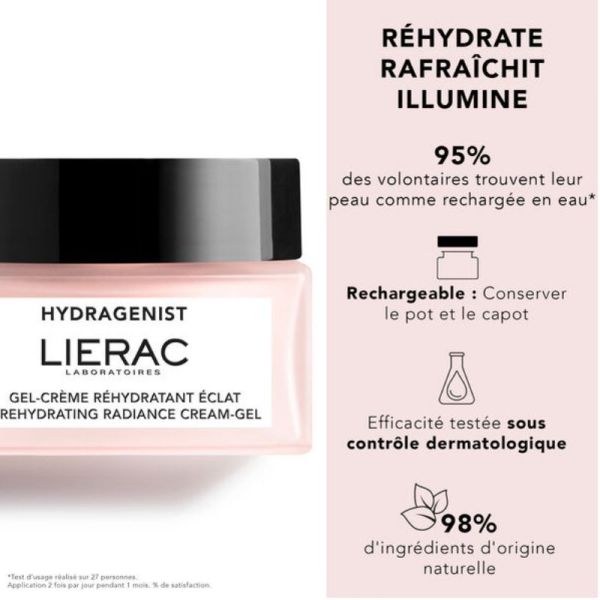 Lierac Hydragenist le gel crème réhydratant éclat 50ml