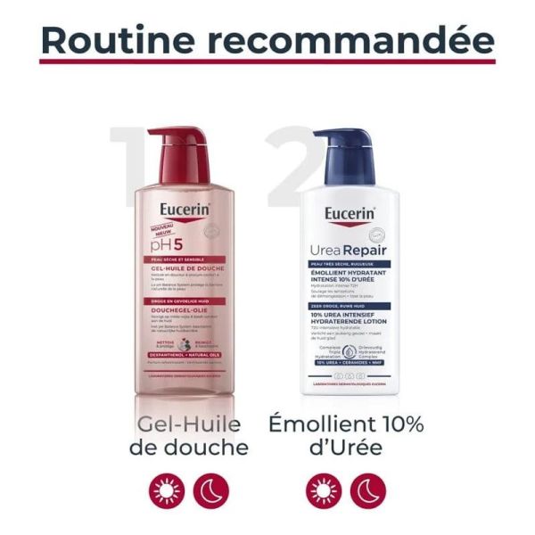 Eucerin pH5 gel-huile de douche Éco-Recharge 400ml