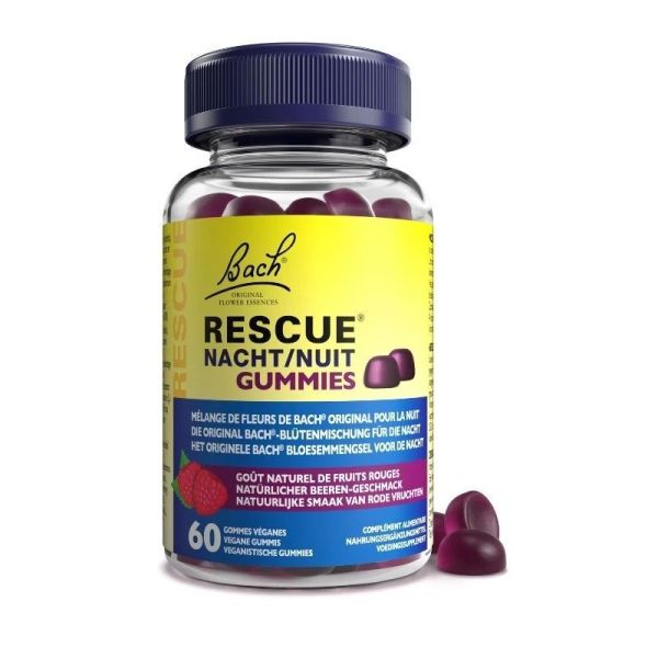 Bach Rescue nuit fruits rouges gummies 100g