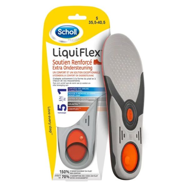 Scholl LiquiFlex semelles soutien renforcé femmes pointure 35.5-40.5