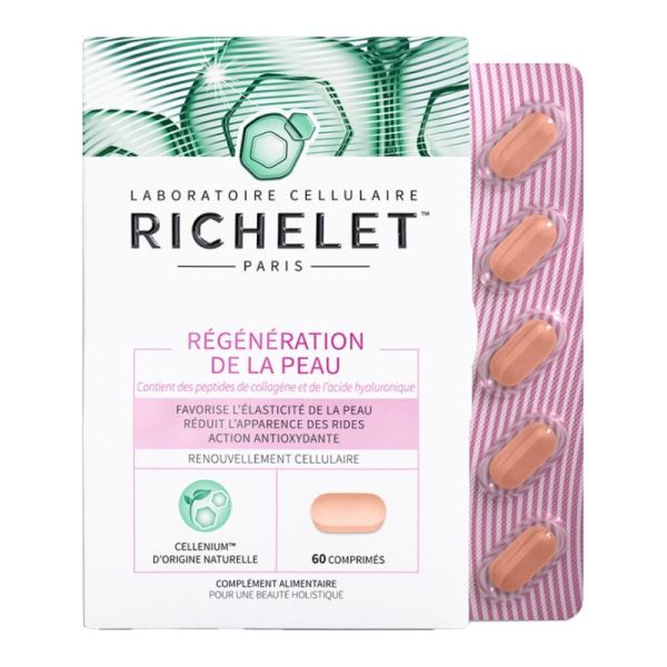 Richelet régénération de la peau 60 comprimés
