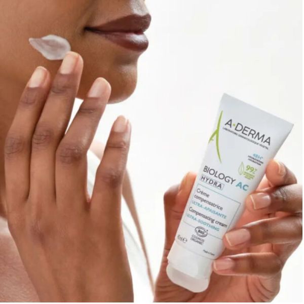 A-Derma Biology AC Hydra crème compensatrice ultra-apaisante Bio 40ml