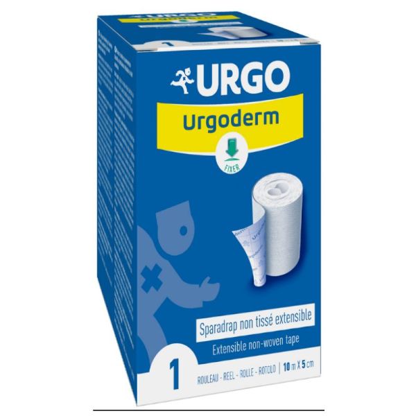 Urgo Urgoderm sparadrap non tissé 1 rouleau 10 m x 5 cm