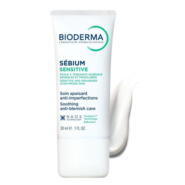 Bioderma Sébium Sensitive soin apaisant anti-Imperfections 30ml