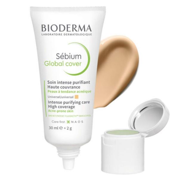 Bioderma Sébium Global Cover soin intense purifiant teinté peaux acnéique 30ml