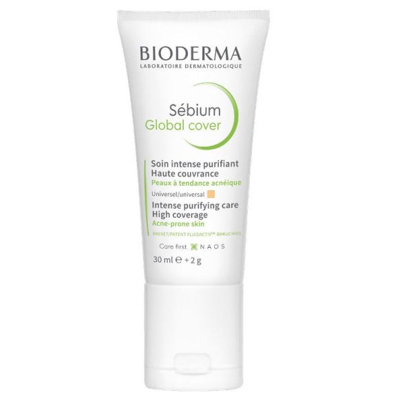 Bioderma Sébium Global Cover soin intense purifiant teinté peaux acnéique 30ml