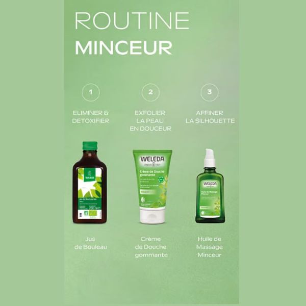 Weleda bouleau huile de massage minceur 100ml