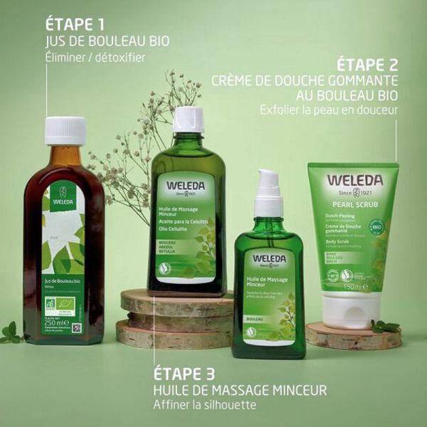 Weleda bouleau huile de massage minceur 100ml