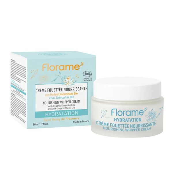 Florame Hydratation Crème Fouettée Nourrissante Bio 50ml