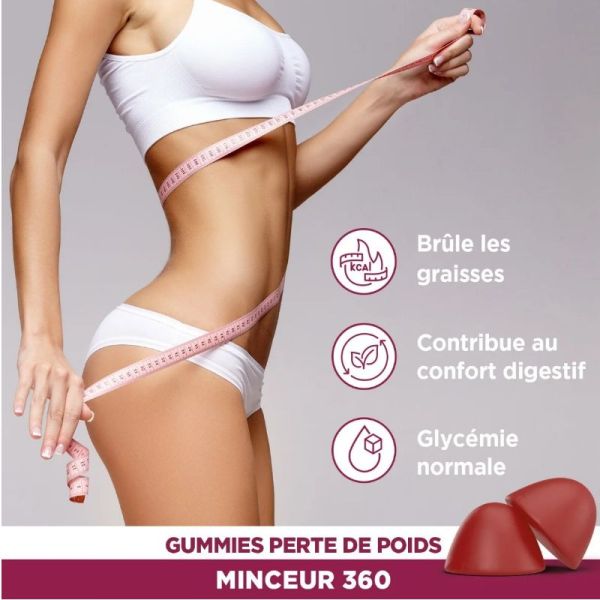 Eafit Minceur 360  Morosil, vinaigre de cidre de pomme 40 gummies