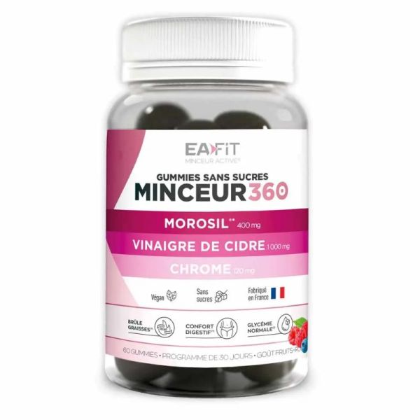 Eafit Minceur 360  Morosil, vinaigre de cidre de pomme 40 gummies