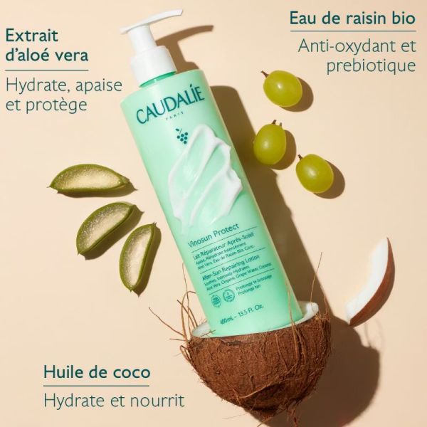 Caudalie Vinosun Protect lait réparateur après-soleil 400ml