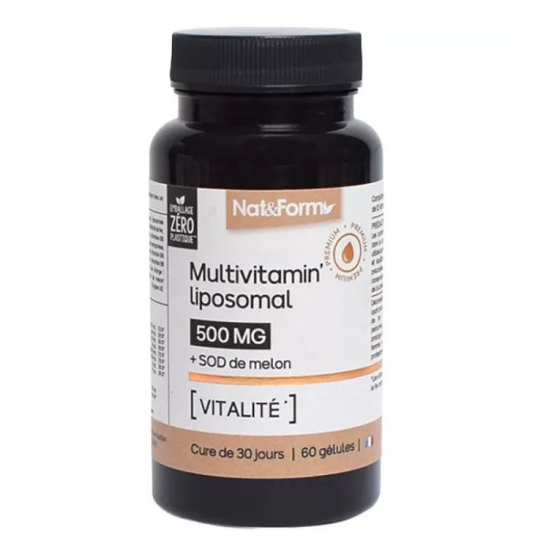 Nat&Form Multivitamin' Liposomale 60 gélules