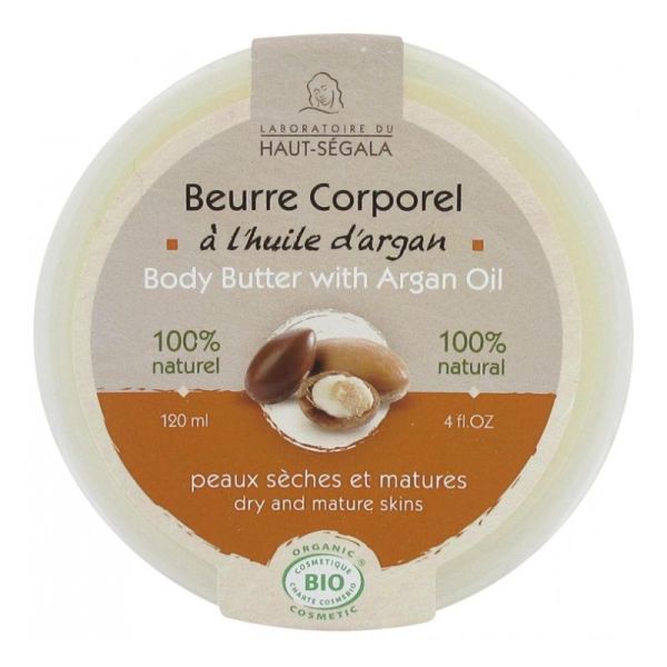 Haut-Segala Beurre Corporel à l'Huile d'Argan Bio 120 ml