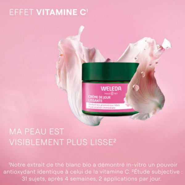 Weleda rose musquée & thé blanc fluide lissant 40ml