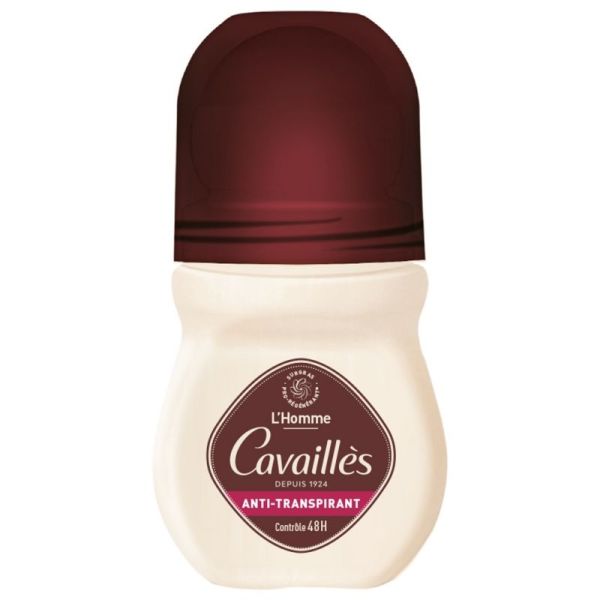 Cavailles Absorb+48h homme déodorant anti-transpirant roll-on 50 ml