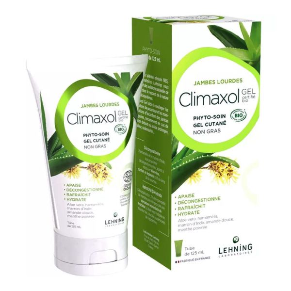 Lehning Climaxol gel bio jambes légères 125 ml