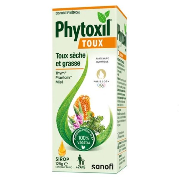 Phytoxil sirop toux sèche et grasse 128ml