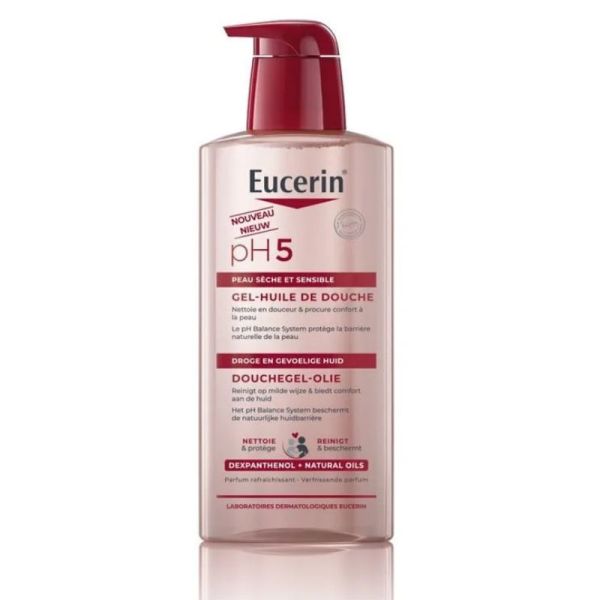 Eucerin pH5 gel-huile de douche 400ml