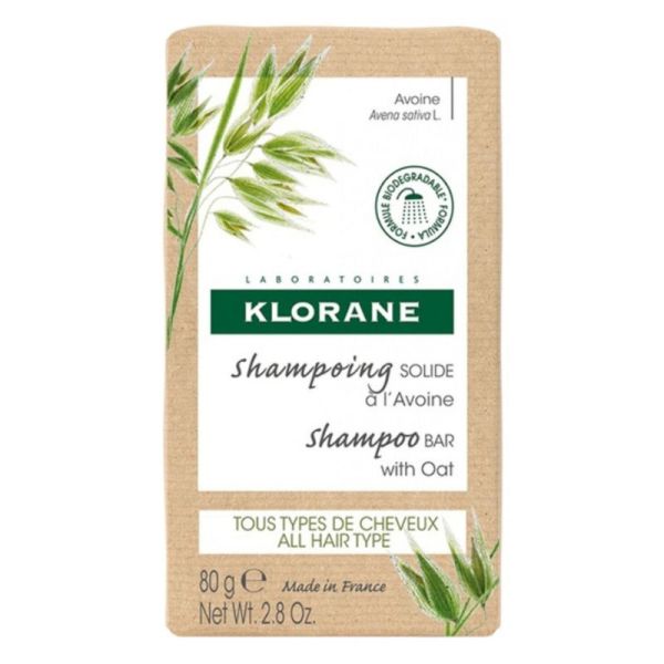 Klorane avoine shampoing solide 80g