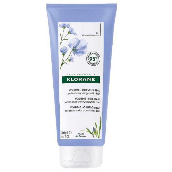Klorane Lin Bio après-shampooing cheveux fins 200ml