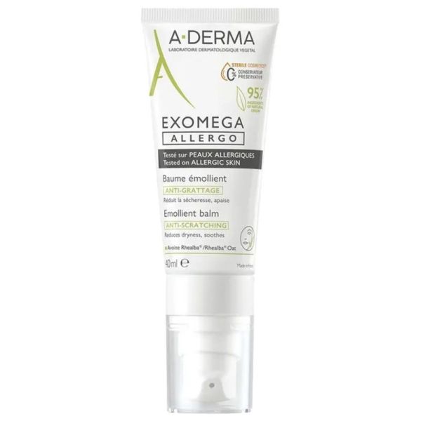 Exomega Allergo Baume Émollient Anti-Grattage 40 ml