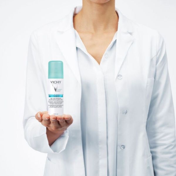 Vichy déodorant anti-transpirant anti-traces aérosol 48h lot de 2 x 125 ml