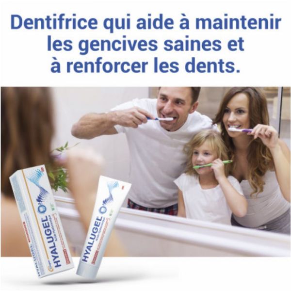 Hyalugel dentifrice acide hyaluronique 75ml