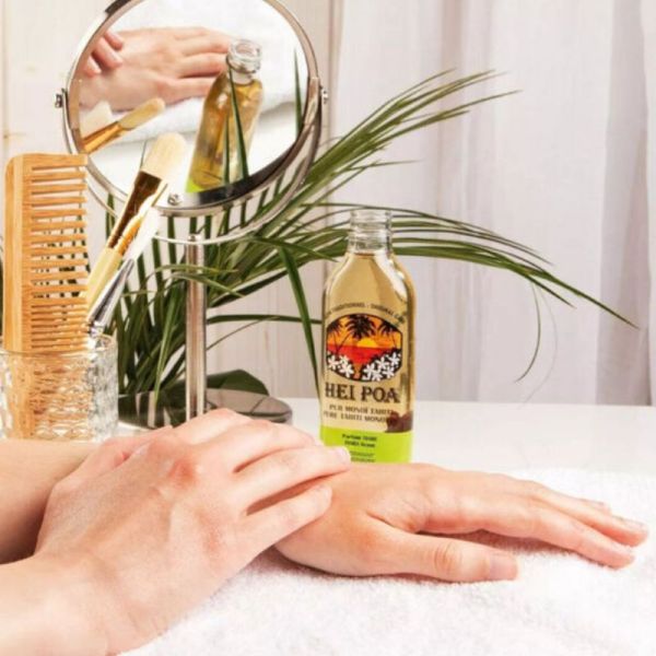 Hei Poa Pur Monoï Tahiti parfum Tiaré 100ml