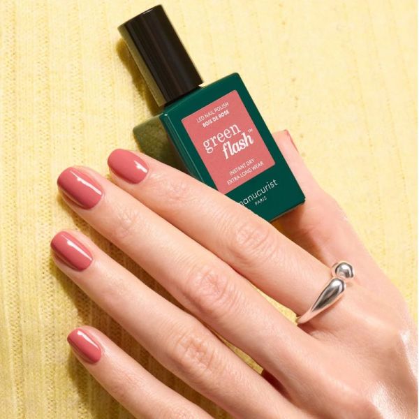 Manucurist Green Flash vernis semi permanent Bois de rose 15ml