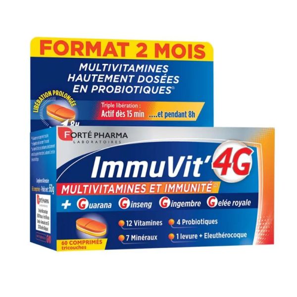 Forté Pharma ImmuVit 4G 60 comprimé Adulte tri-couches