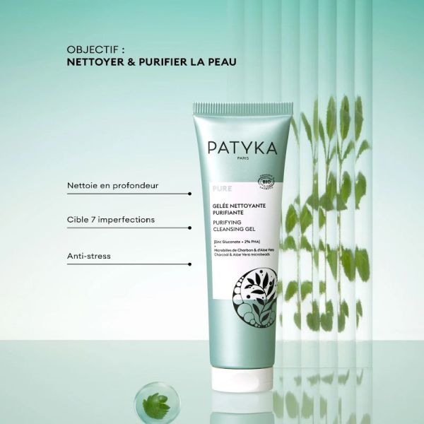 Patyka Pure gelée nettoyante purifiante bio 150ml