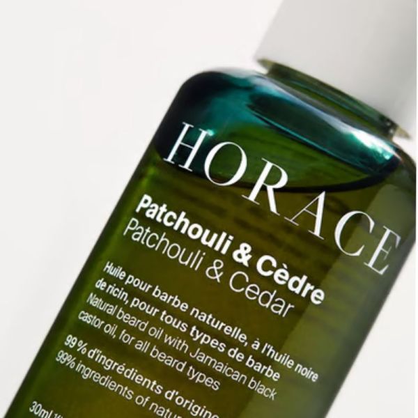 Horace Huile barbe patchouli et cèdre 30ml