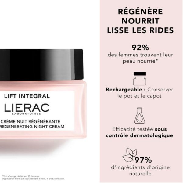 Lierac Lift Intégral la crème nuit régénérante 50ml