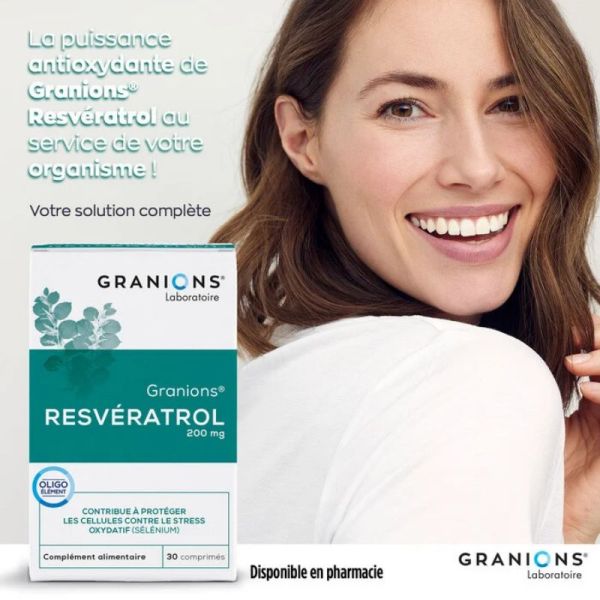 Granions Resvératrol 200 mg 30 Comprimés