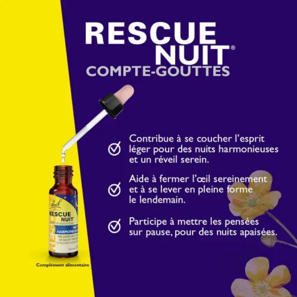 Bach Rescue Nuit compte-gouttes 10ml