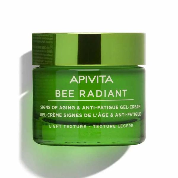 Apivita Bee radiant gel-crème anti-âge et anti-fatigue texture légère 50ml