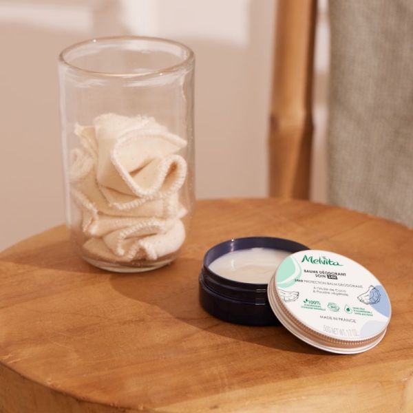 Melvita baume déodorant soin 24h bio 50g
