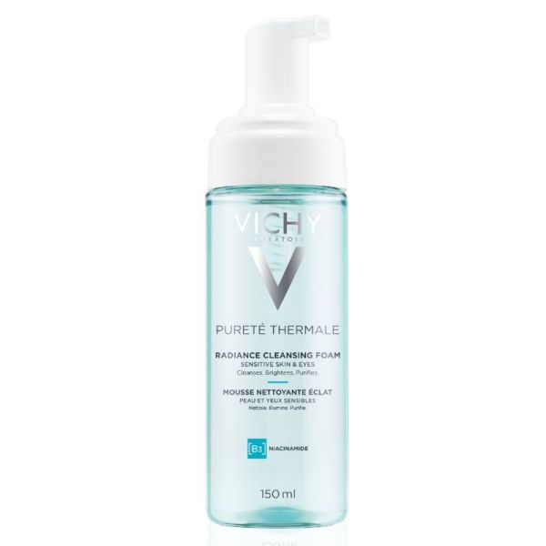 Vichy Pureté Thermale mousse nettoyante éclat 150 ml