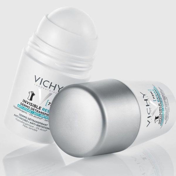 Vichy déodorant invisible resist dermo-détranspirant 72h roll-on 50ml