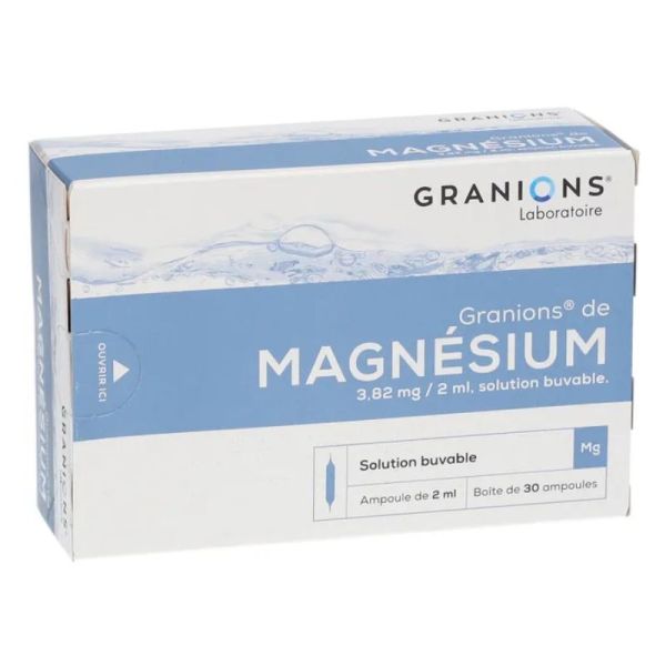 Granions Magnésium oligoélément 30 ampoules buvables