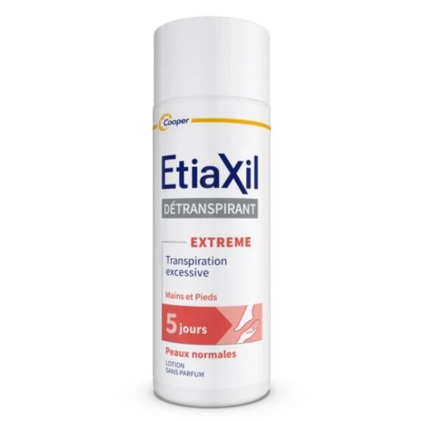 Etiaxil détranspirant extême pieds & mains peaux nomales 100ml