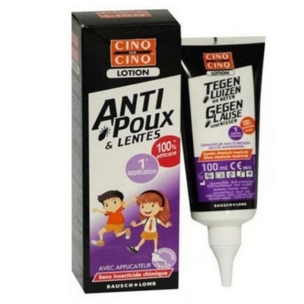 Cinq sur cinq lotion anti-poux & lentes 100ml