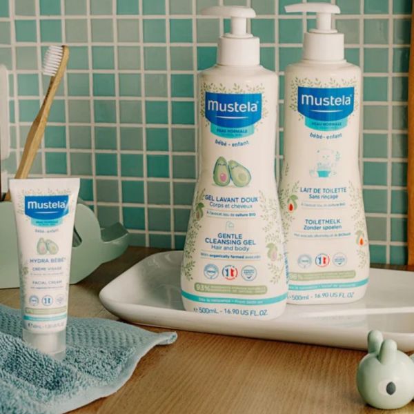 Mustela Hydra bébé crème visage à l'avocat BIO 40ml