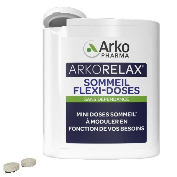 Arkorelax Sommeil Flexi-Doses 60 Mini Comprimés Sublingaux