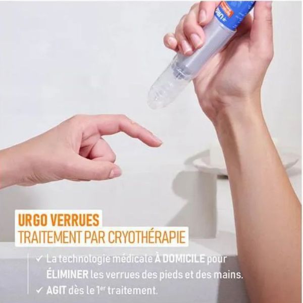 Urgo verrues mains & pieds stylo cryothérapie 38ml