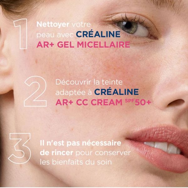 Bioderma Crealine AR+ CC crème SPF50+ teinte claire 40ml