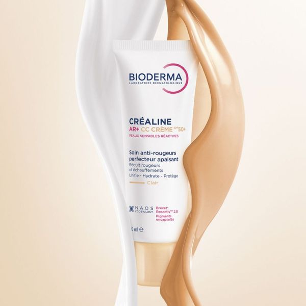 Bioderma Crealine AR+ CC crème SPF50+ teinte claire 40ml