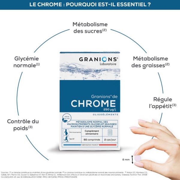 Granions Chrome 60 comprimés